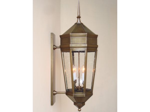 Custom designed wall mounted lantern